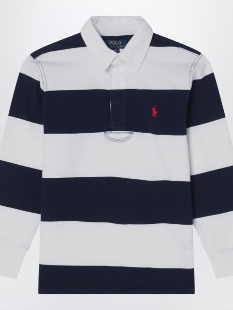 Polo Ralph Lauren White/navy blue striped polo