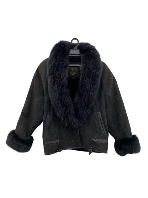 Other Designers Other - KOREAN LUXURY SHEEPSKIN JACKET FAUX FUR DESIGN
