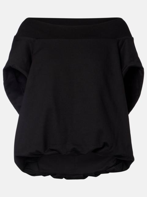 Dries Van Noten Cocoon cotton jersey sweatshirt