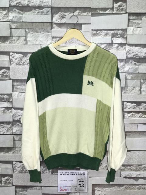 Other Designers Beverly Hills Polo Club - World Polo Championship Multicoloured Cable Knit Sweaters