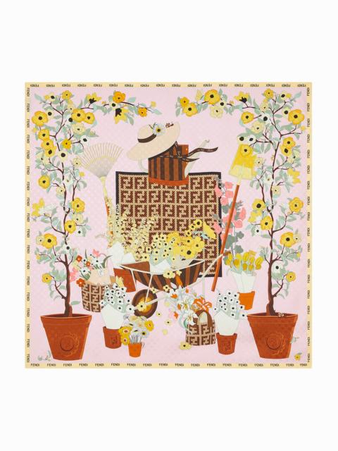 FENDI Fendi Women Foulard 90X90 Stampa Fendi Gardening