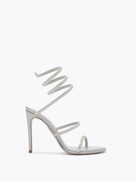 RENE CAOVILLA CLEO SILVER SANDAL 105