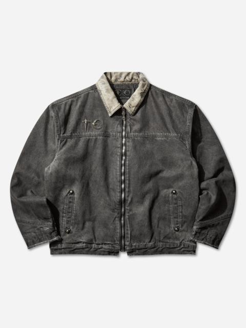 Thug Club Men's TC Washed Work Jacket Black