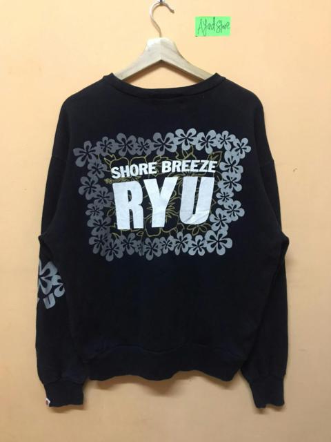 Other Designers Vintage - ‼️VTG RYU SPORTS SPELLOUT DESIGN FLOWERS SWEATSHIRT‼️