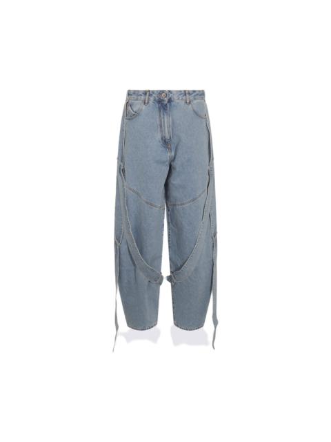 THE ATTICO Blue Cotton Denim Jeans