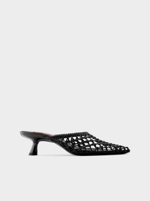 SIMONMILLER Knotted Gala Mule In Black
