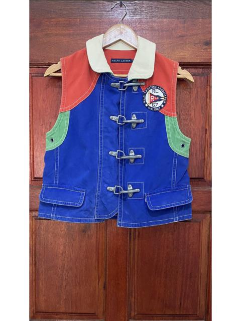 Rare Vintage 91 Polo Ralph Lauren Yachting Multicolour Vest