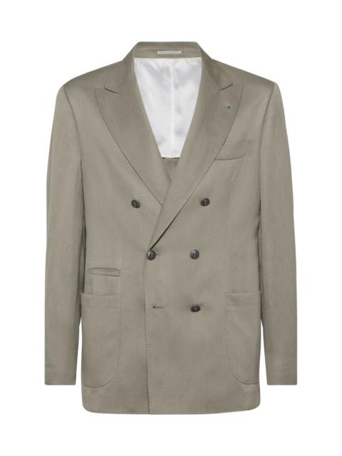 Brunello Cucinelli Silk and linen jacket