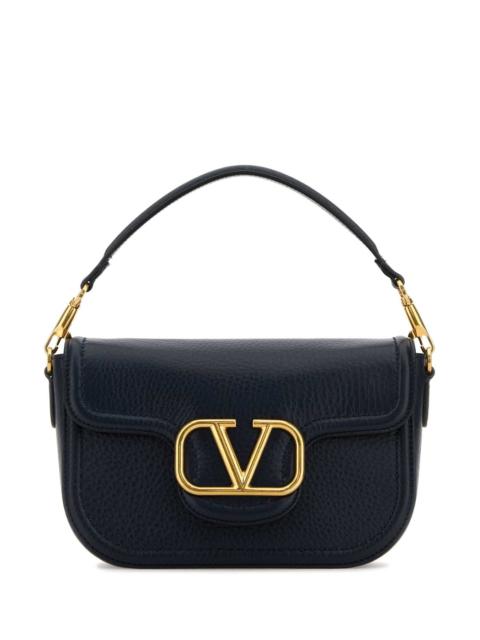 Valentino Valentino Garavani Women Midnight Blue Leather Alltime Shoulder Bag