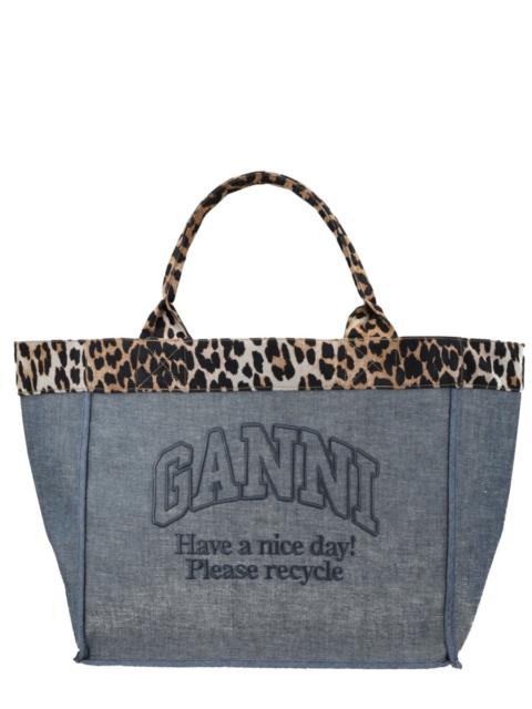 GANNI Ganni Women Tote Bag With Logo