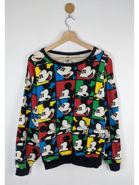 Other Designers Vintage - Vintage Disney Mickey Mouse Fullprint Sweatshirt