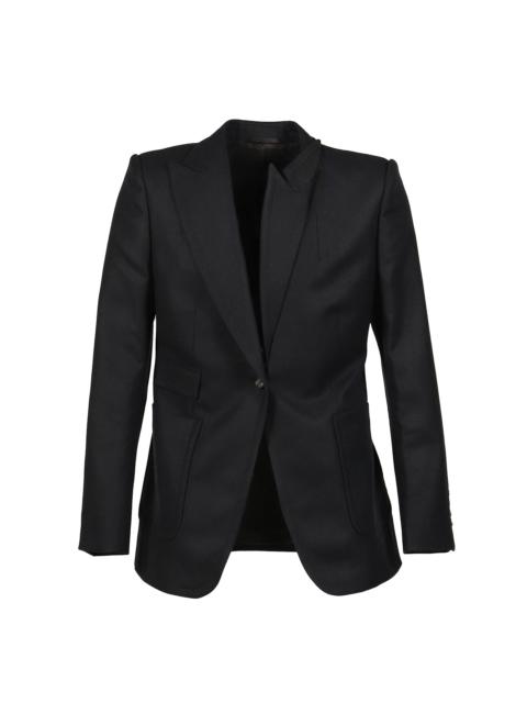 MARINA YEE HIGH SHOULDER JACKET / BLK