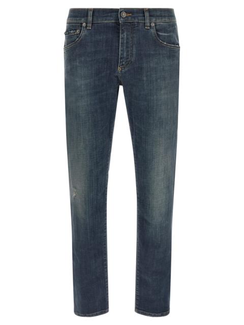 Dolce & Gabbana Dolce & Gabbana Men Used Effect Jeans
