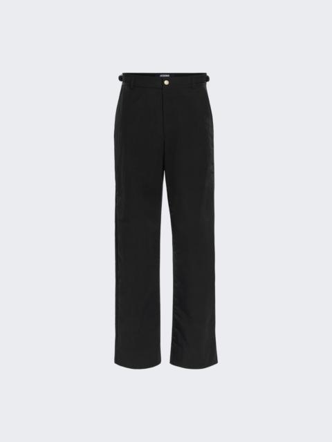 JACQUEMUS Le Pantalon Workwear Pants Black