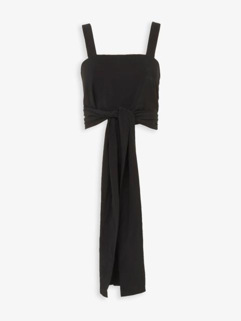 Chloé Cropped front-tie tank top