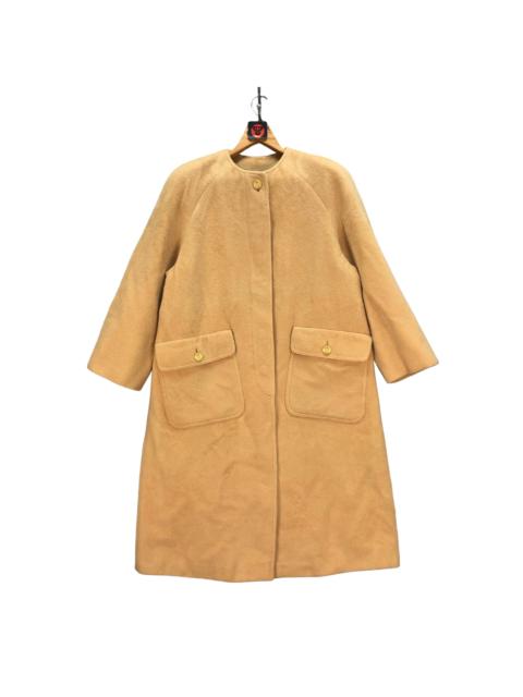 Valentino VALENTINO GARAVANI MISS V MOHAIR WOOL LONG COAT #6849-91