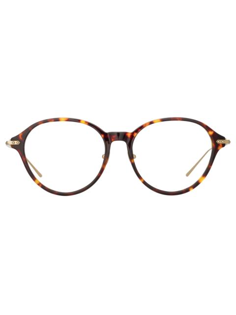LINDA FARROW Pearce Optical Frame in Tortoiseshell (Asian Fit)