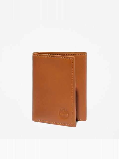 Timberland Men's Smooth Leather Trifold Wallet