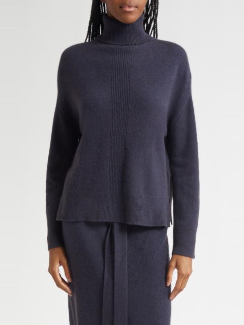 EMPORIO ARMANI Emporio Armani Melange Turtleneck Wool Sweater in Solid Medium Blue at Nordstrom