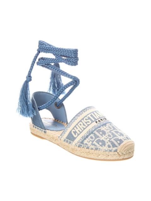 Dior Dior Granville Oblique Canvas Espadrille