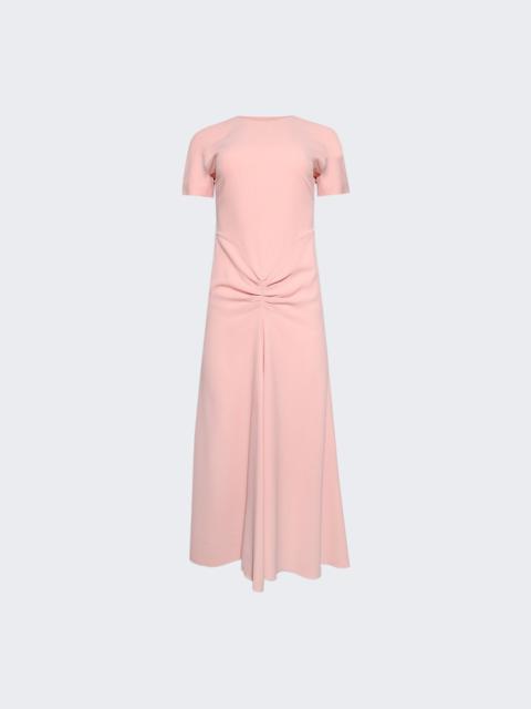 Victoria Beckham Gathered Detail T-shirt Midi Dress Antique Pink