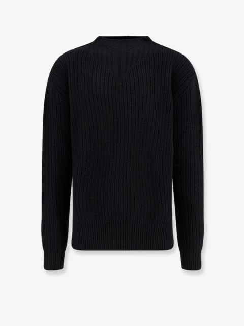 Rick Owens Rick Owens Men Fisherman Round Neck Virgin Wool Sweater