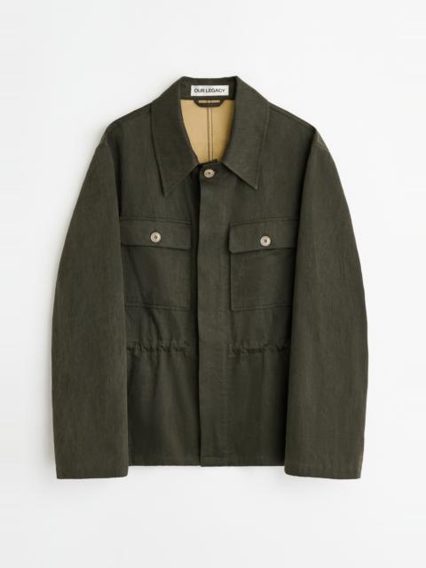 Our Legacy Unity Jacket Antique Mudd Coated Sateen