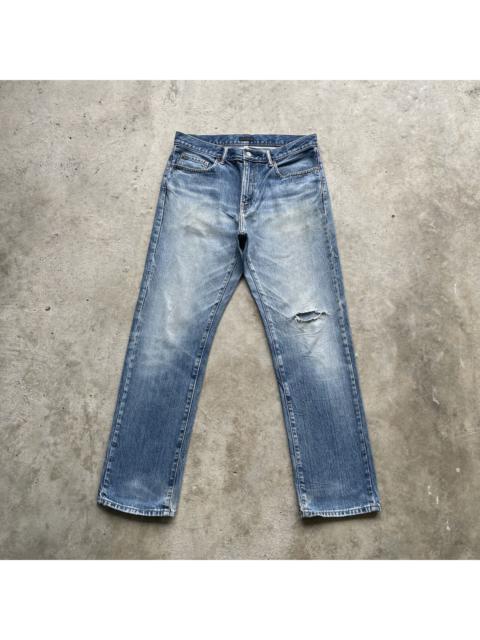 Other Designers Japanese Brand - W33 Vintage Japanese Distressed StoneWash Jeans Faded Pants