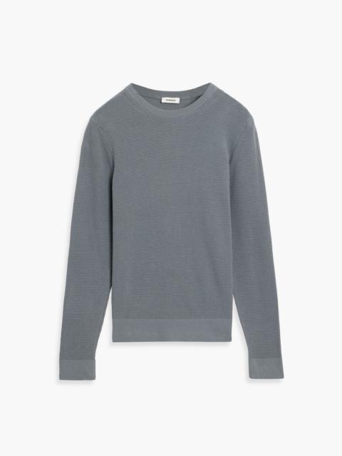 Sandro Waffle-knit cotton sweater