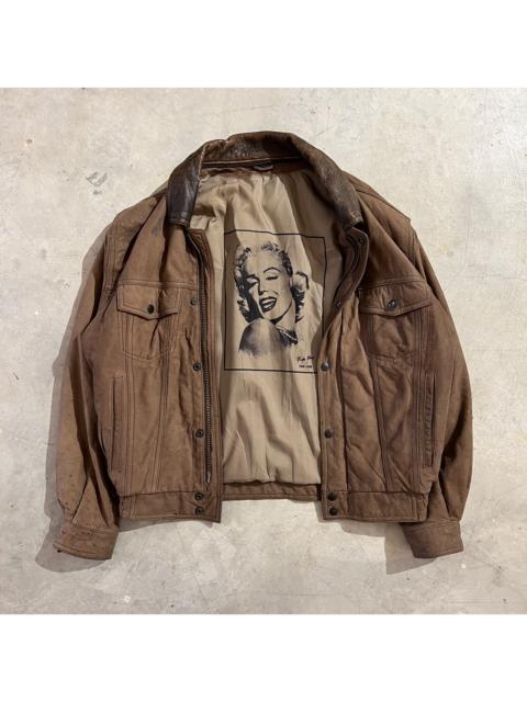 Other Designers Vintage - Vintage Leather Jackets Marilyn Monroe by Kotobuki