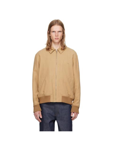 Tan Gilles Bomber Jacket