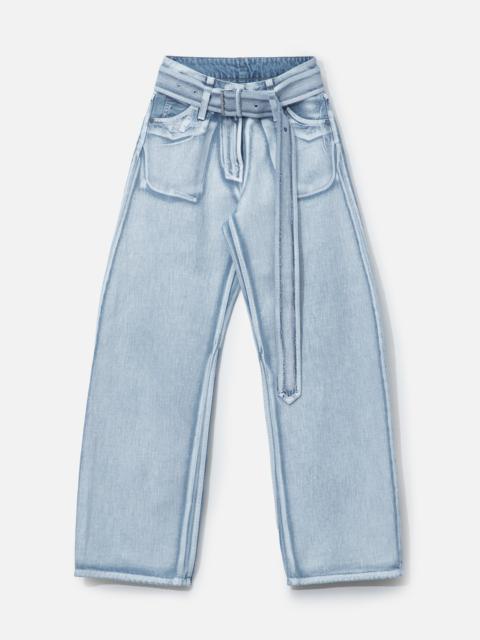 Acne Studios DENIM TROUSERS WITH BELT