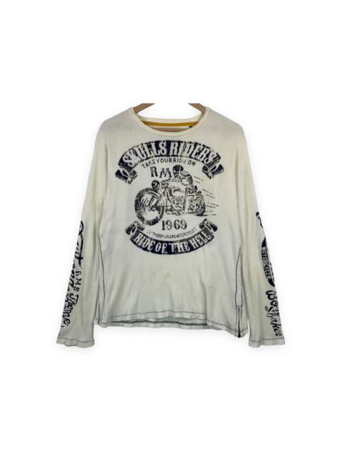 Other Designers Skulls Raiders Japanese Brands shirt Long Sleeve
