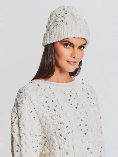 RETROFÊTE EVIA EMBELLISHED KNIT HAT