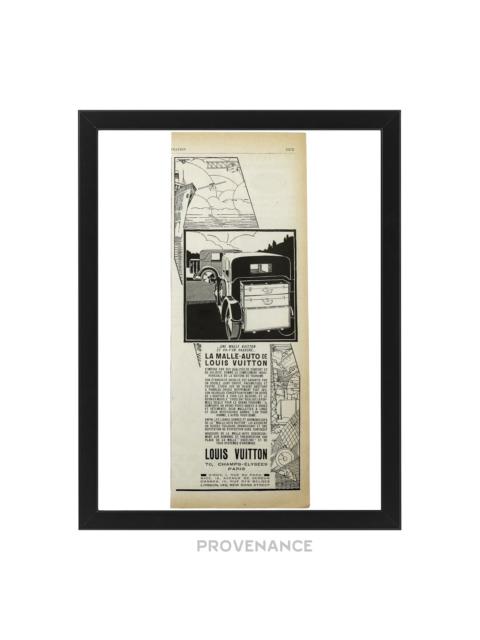 Louis Vuitton Louis Vuitton Antique Vintage Newsprint Ad - MALLE-AUTO