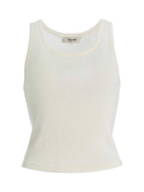 FRAME x Amelia Gray The Ghost Tank white