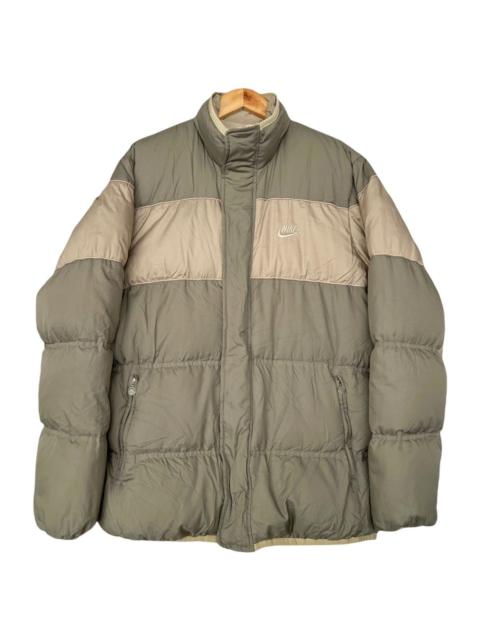 Vintage Y2K Nike Puffer Reversible Green Jacket