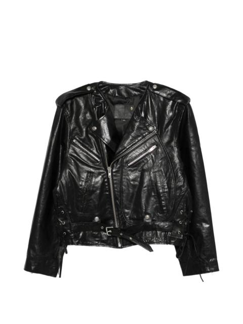 R13 R13 Zipped Belted Jacket