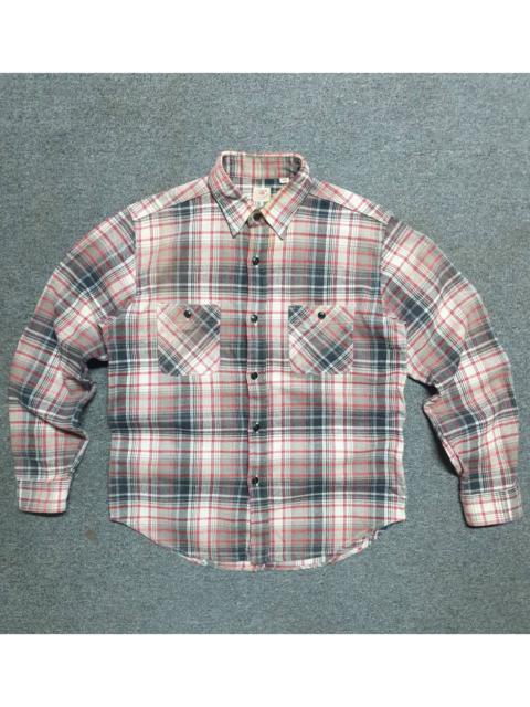 Other Designers Sugar Cane - Sugarcane checkered Japanese brand chambray shirt