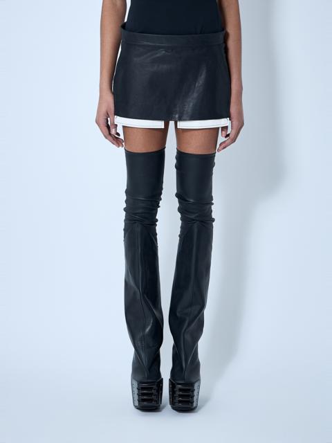 ミニスカート RICK OWENS Women Mini Skirts RO01E7375PCVS 09 BLACK Black Mini Skirt in Black – SVRN
