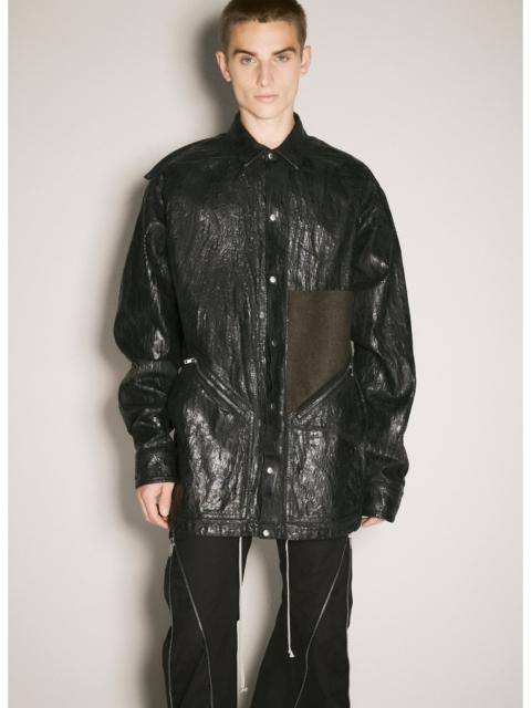 Rick Owens Rick Owens Men Distressed Denim Jacket
