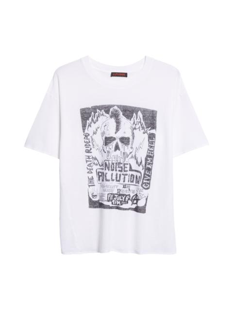 LU'U DAN LU'U DAN Thrash Graphic T-Shirt in Gig Flyer /Chalk at Nordstrom