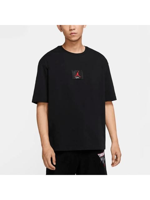Jordan Air Jordan Flight Classic logo Basic Short Sleeve Black CZ1214-010