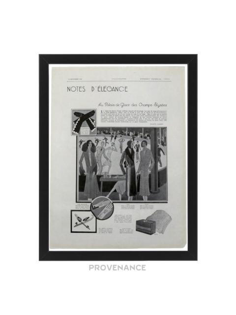 Louis Vuitton Antique Newsprint Ad - NOTES D'ELEGANCE