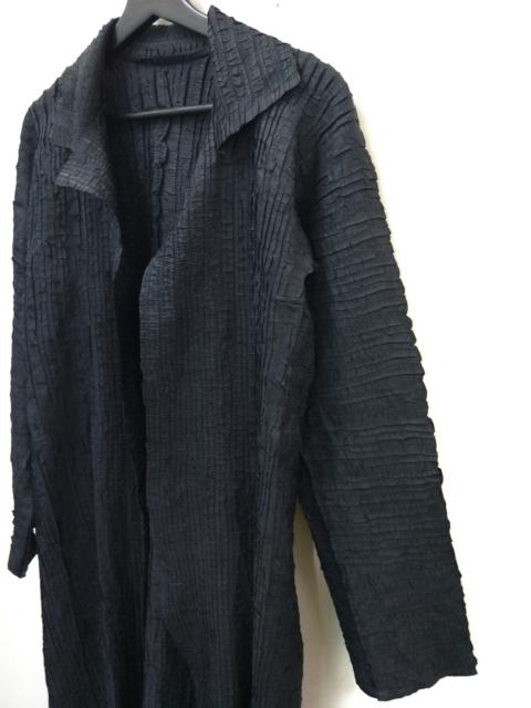 Other Designers Issey Miyake Pleats Please Pleated Coat Full Length
