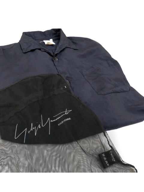 Yohji Yamamoto 🔥Y’S Pour Home SS01 Soie Silk Shirt With Bag