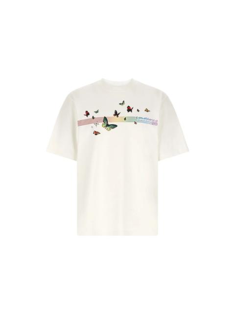 CASABLANCA CASABLANCA White Butterfly TShirt New & Authentic (Men's siz