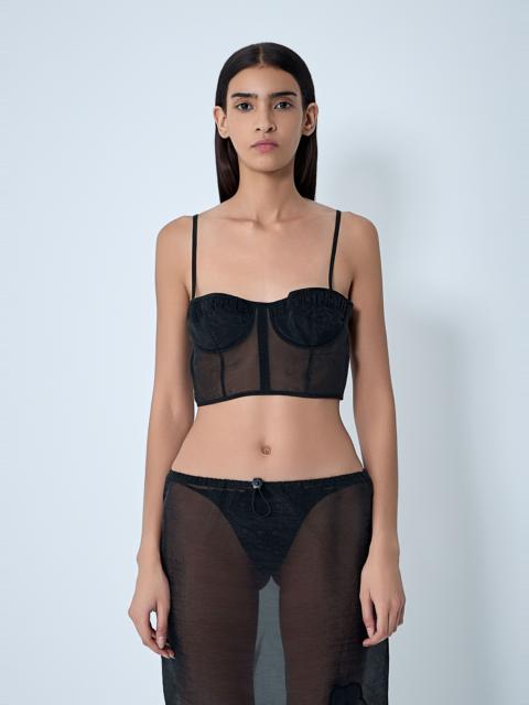 CECILIE BAHNSEN Semi-Sheer Bralet