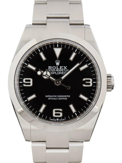ROLEX 183368 PL Rolex Explorer 40 Ref 224270 Black Dial