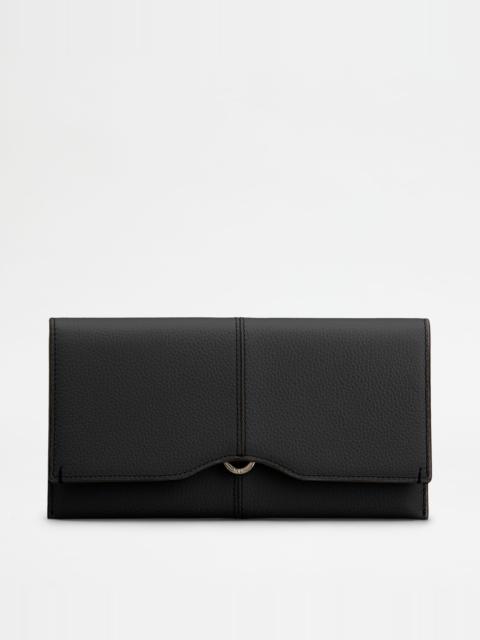 Tod's WALLET IN LEATHER - BLACK